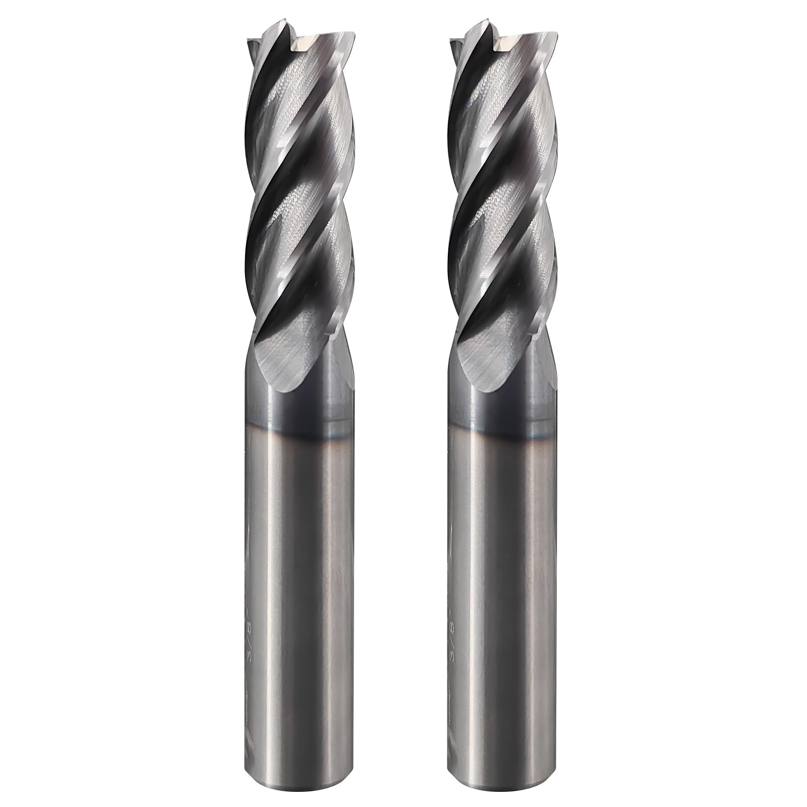 Carbide End Mills - 6 Piece Set for CNC Milling -9 Carbide End Mills - 6 Piece Set for CNC Milling -9
