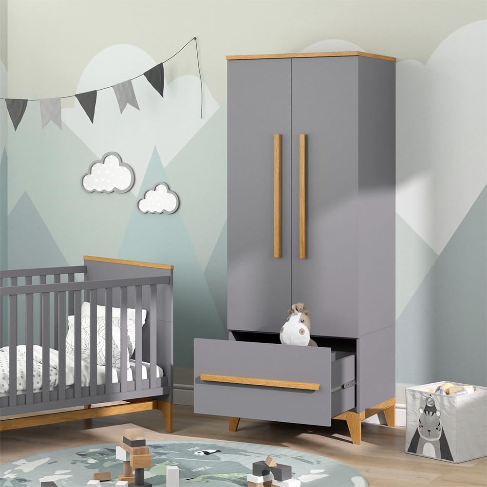 VitaliSpa Malia Guardaroba bambini 70 x 186.8 cm szary