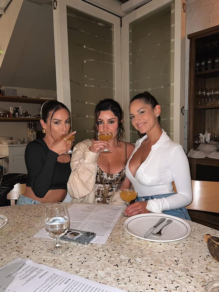 XXTAXN Women's Sexy Bodycon Basic Scoop Neck Long Sleeve Slim Solid Color Crop Top - Image 6