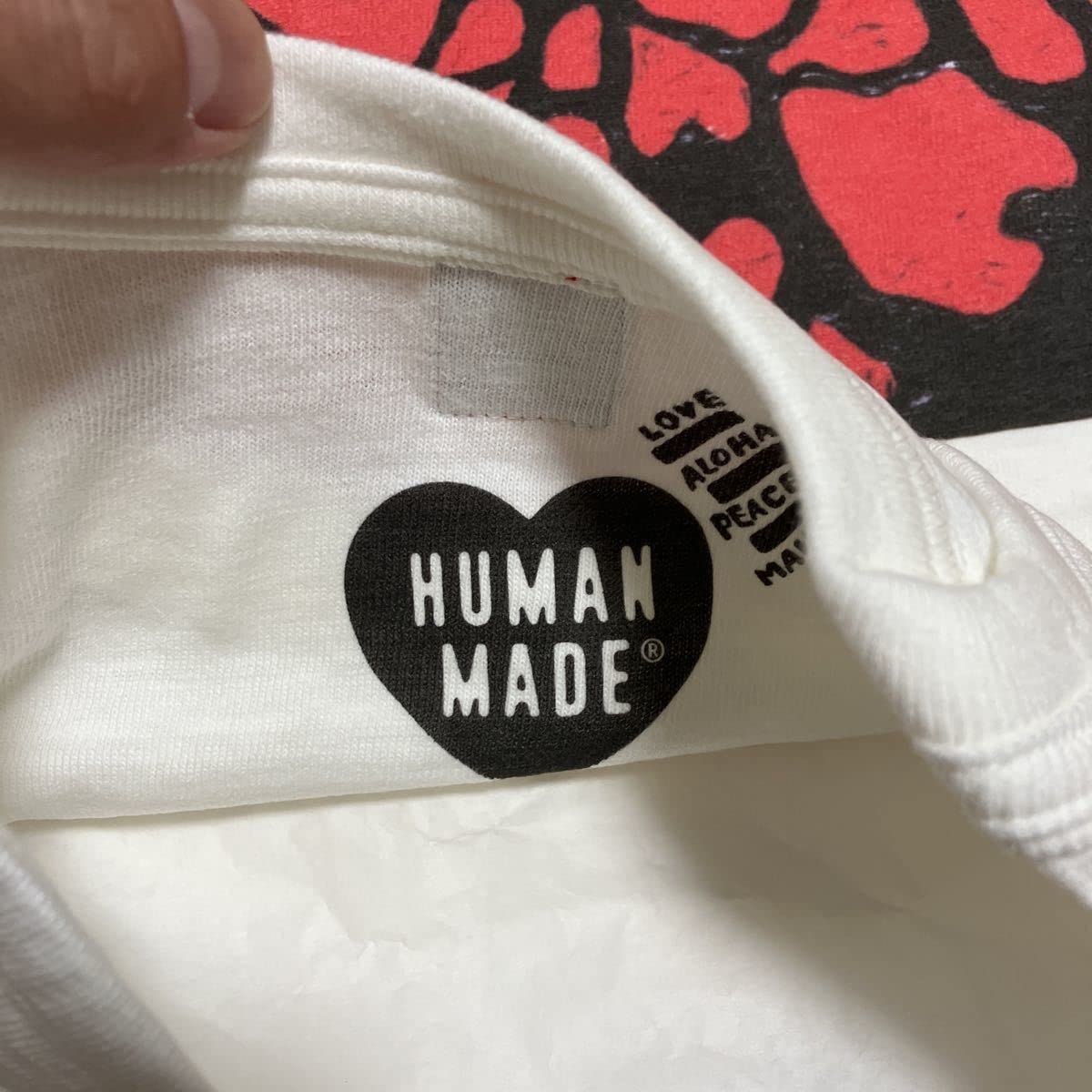 Amazon.co.jp: 木梨憲武 × HUMAN MADE T-SHIRT 白(L) ヒューマンメイド