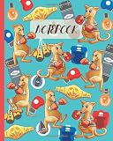 Notebook: Cute Boxing Kangaroo Cartoon - Lined Notebook, Diary, Track, Log & Journal - Gift Idea for Boys Girls Teens Men Women Who Love Kangaroo & Boxing (8"x10" 120 Pages)