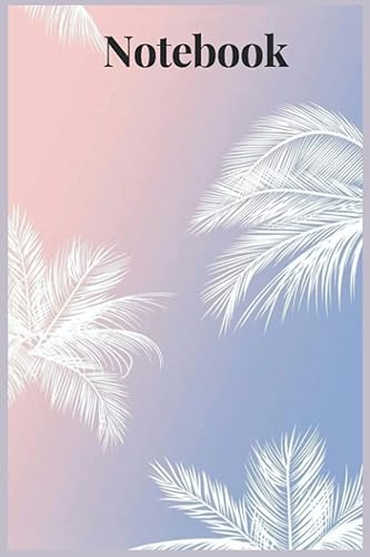 Notebook - Pastel7: Simple pastel notebook, Pastel notebook, Cute notebook Journal _6in x 9in x 114 Pages White Paper Blank Journal with Black Cover Perfect Size