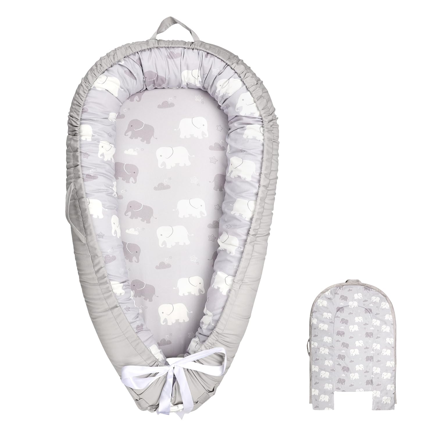 Baby Lounger Replacement Cover, Newborn Lounger cover for 0-12 Months, Breathable & Portable Infant Lounger Case, Soft Baby Floor Seat Cover for