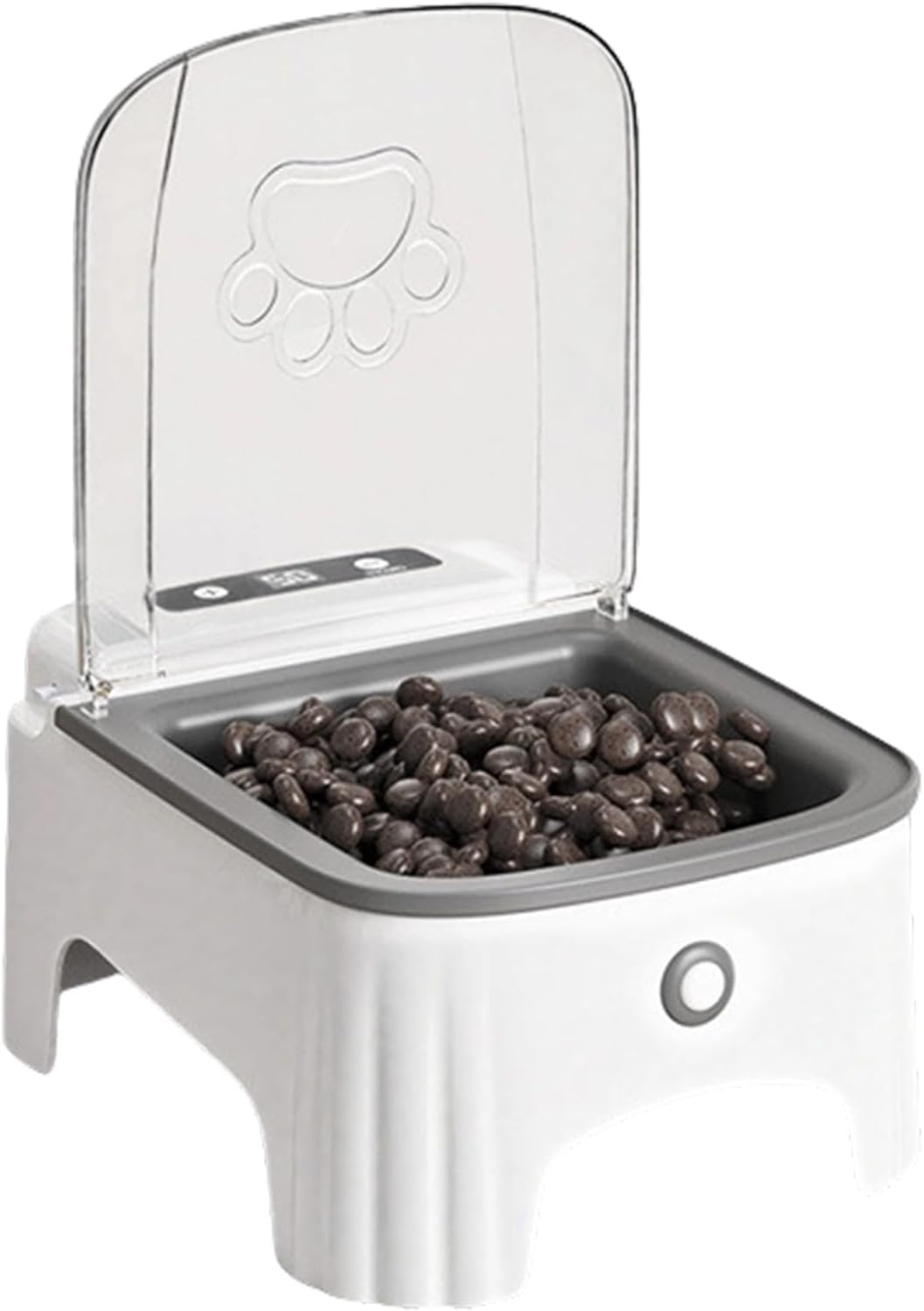 Automatic Feeder for Timed Feeding Featuring Sensors Lid Large Capacity Freshness Food Storage Easy to Pet Auto