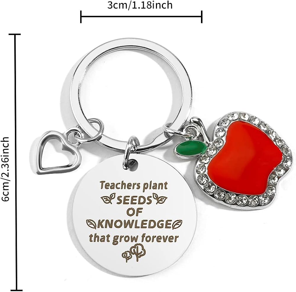 Miniatura 2 de IFFMU Regalos de agradecimiento para profesores para mujeres, hombres, regalos de graduación para profesores, regalos de jubilación, llavero para