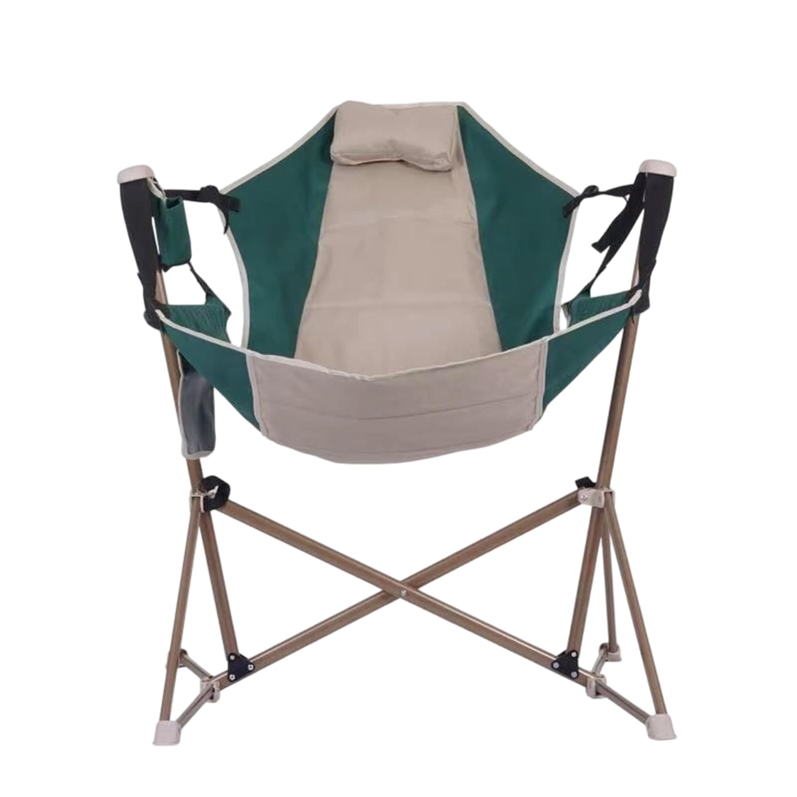 Chaise de camping reclinable et pliante anti-dérapante pour jardin voyage et extérieur