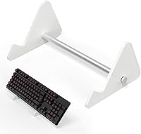 Vista 8 de YIMAGUJRX Soportes de teclado negros de 1 nivel, soporte de exhibición de acrílico para teclado mecánico, soporte para teclados