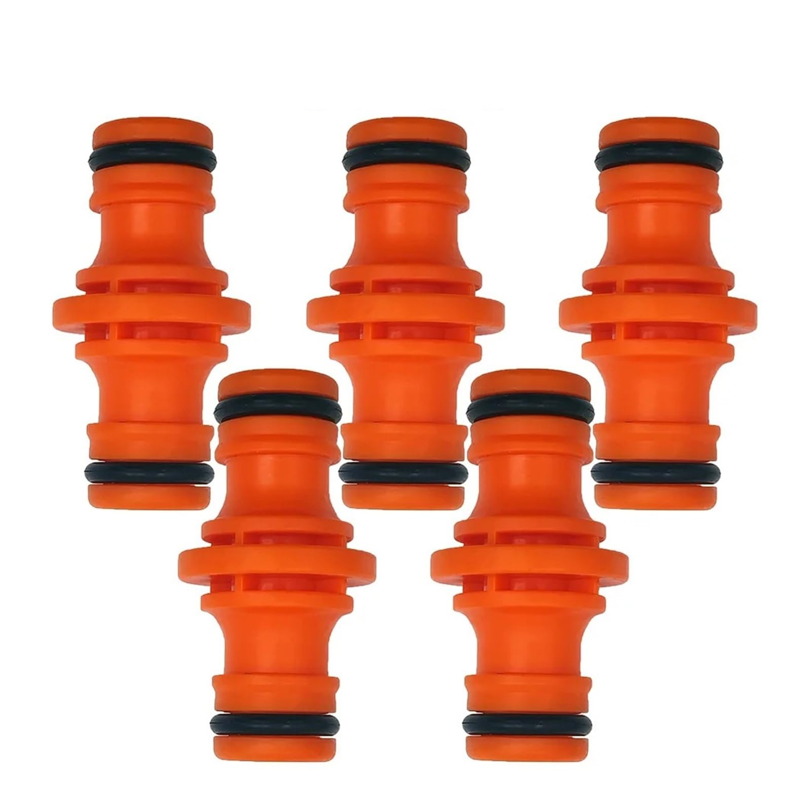 Giunto per tubo da giardino, attacco rapido da 1/2", per sistemi di irrigazione a goccia e irrigazione, set da 5 pezzi, per serre e uso esterno