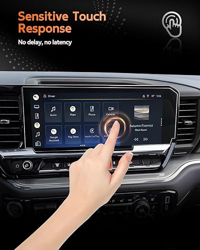 Vista 74 de CDEFG Cristal templado para Chevrolet Silverado/GMC Sierra 2025, pantalla táctil de 13.4 pulgadas, accesorios para Chevy Silverado/Sierra 1500