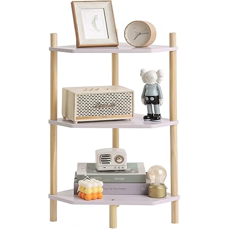 3-Tier White Bathroom Shelf Unit - MDF Storage Rack For Towels, Books & Decor