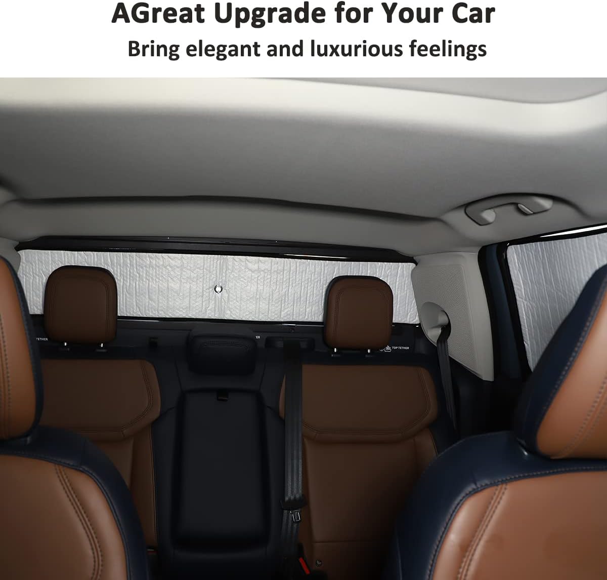 Car Windshield Sun Shade for Ford Maverick 2022-2024 Truck Car Foldable UV Ray Reflector Auto Front Window&Full-Window Glass Sun Shade (Full-Window Glass Sunshade-6pcs)
