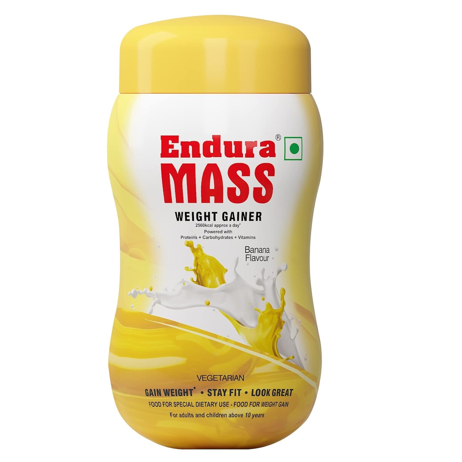 Endura Mass Weight Gainer Powder 500g Banana Flavour | Unique blend of 3 Sources of Protein, Carbs, Vitamins & Essential Minerals | Ideal for Children Above 10 Years, Men, Women & Athletes Endura Mass Weight Gainer Powder 500g Banana Flavour | Unique blend of 3 Sources of Protein, Carbs, Vitamins & Essential Minerals | Ideal for Children Above 10 Years, Men, Women & Athletes