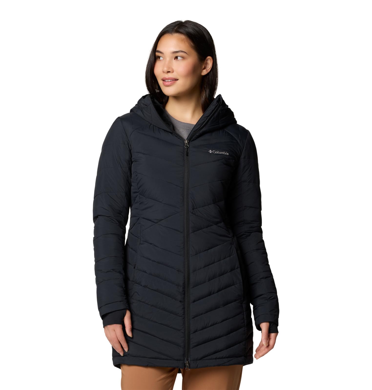 Columbia Women's Black Joy Peak Ii Mid Jacket, L