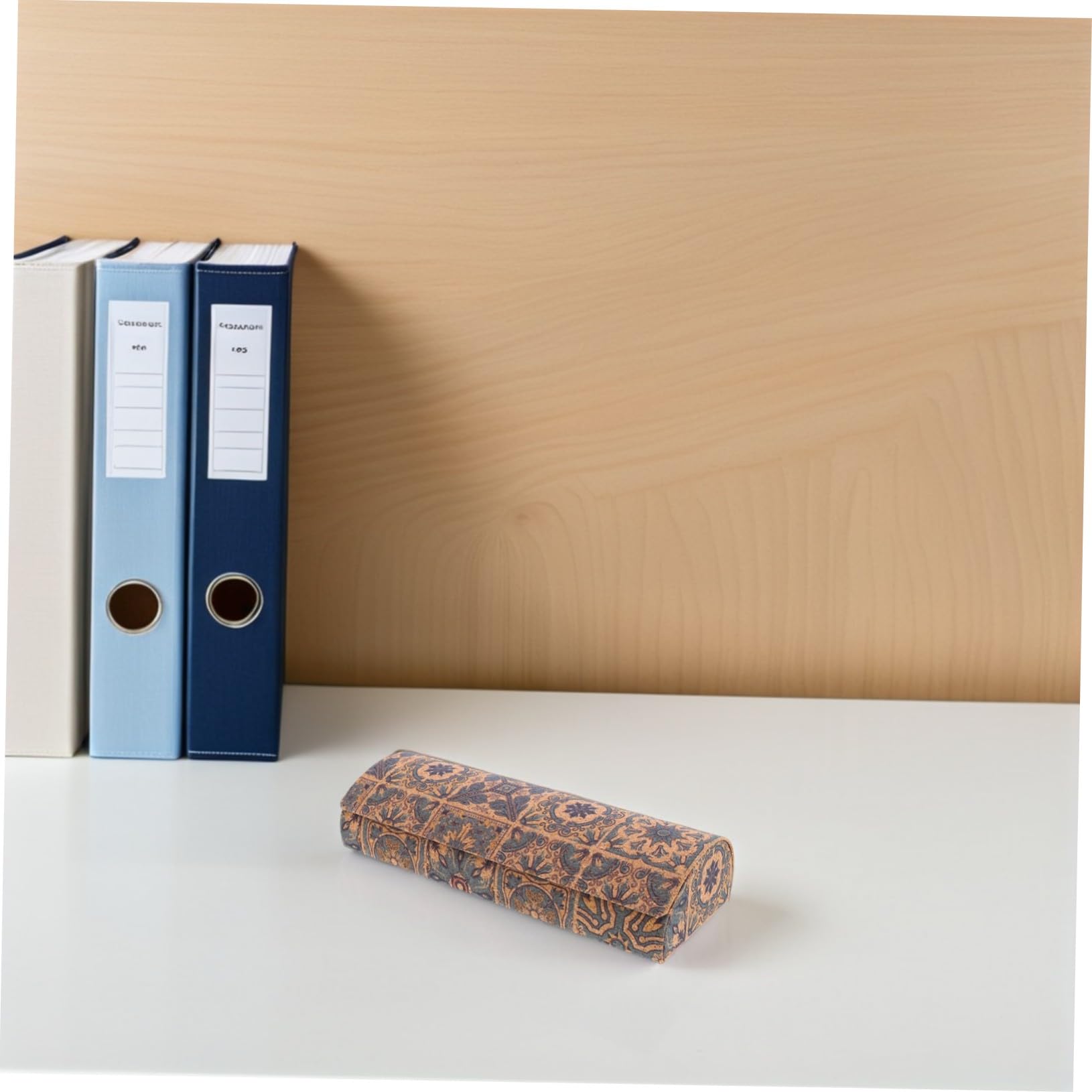 BESPORTBLE 4 Pezzi Astucci per Occhiali con Chiusura Custodia Rigida Boho Retrò Organizer Compatto e Resistente per
