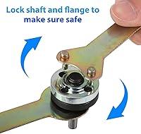 Vista 6 de SUNJOYCO Juego de 10 varillas de conexión, amoladora angular de taladro eléctrico, adaptador de amoladora angular de taladro con adaptador