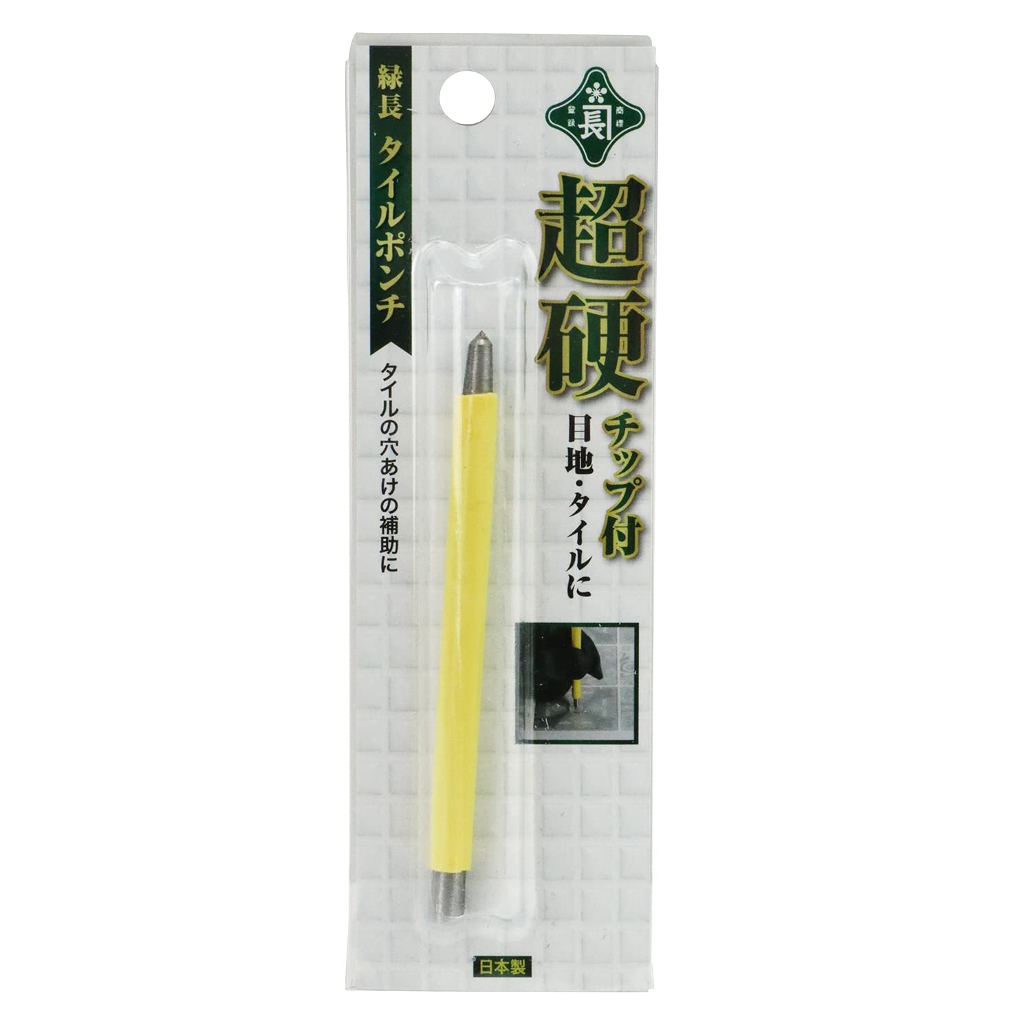 Senkichi Midoricho Carbide Tip Tile Punch