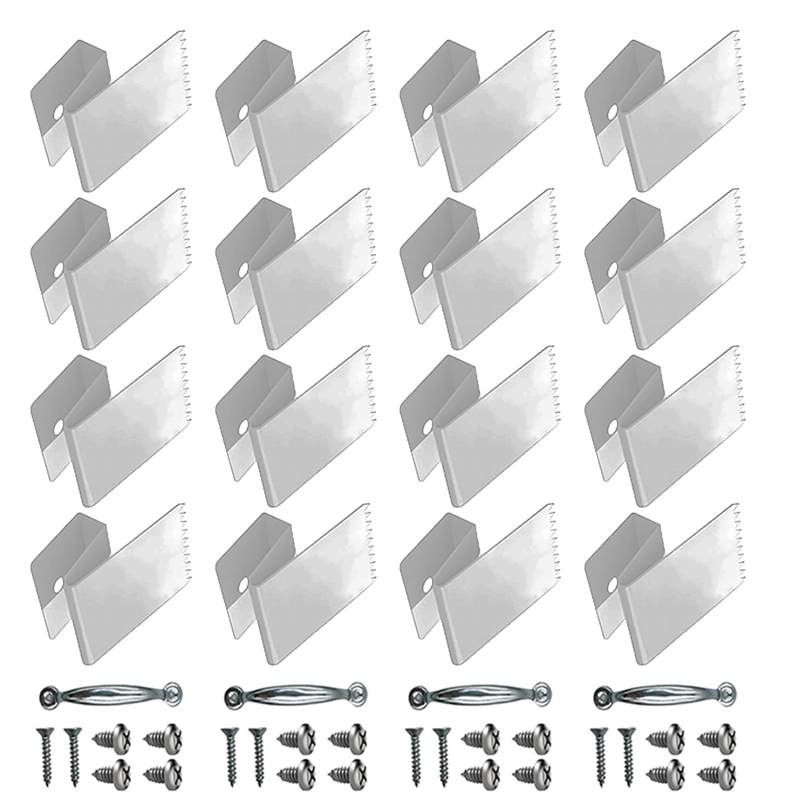 Clips de filet de fenêtre Pinces de fixation réutilisables