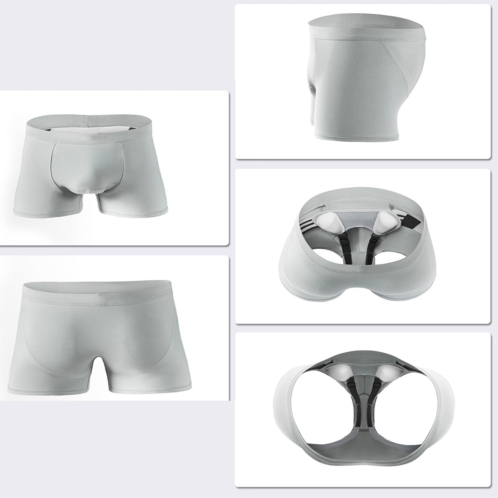 Cintura di Supporto per Ernia Inguinale per Uomo e Donna, Regolabile in Stile Intimo con 4 Cuscinetti Compressivi, per Alleviare Il Dolore e Favorire Il Recupero Pre e Post-Operatorio(Medium)