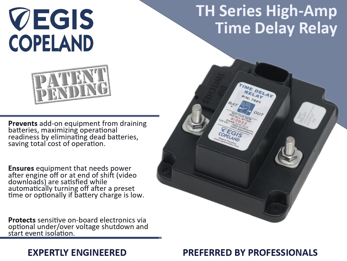 EGIS TDR Series Time Delay Relay, 160 A, Bulk (7601B)