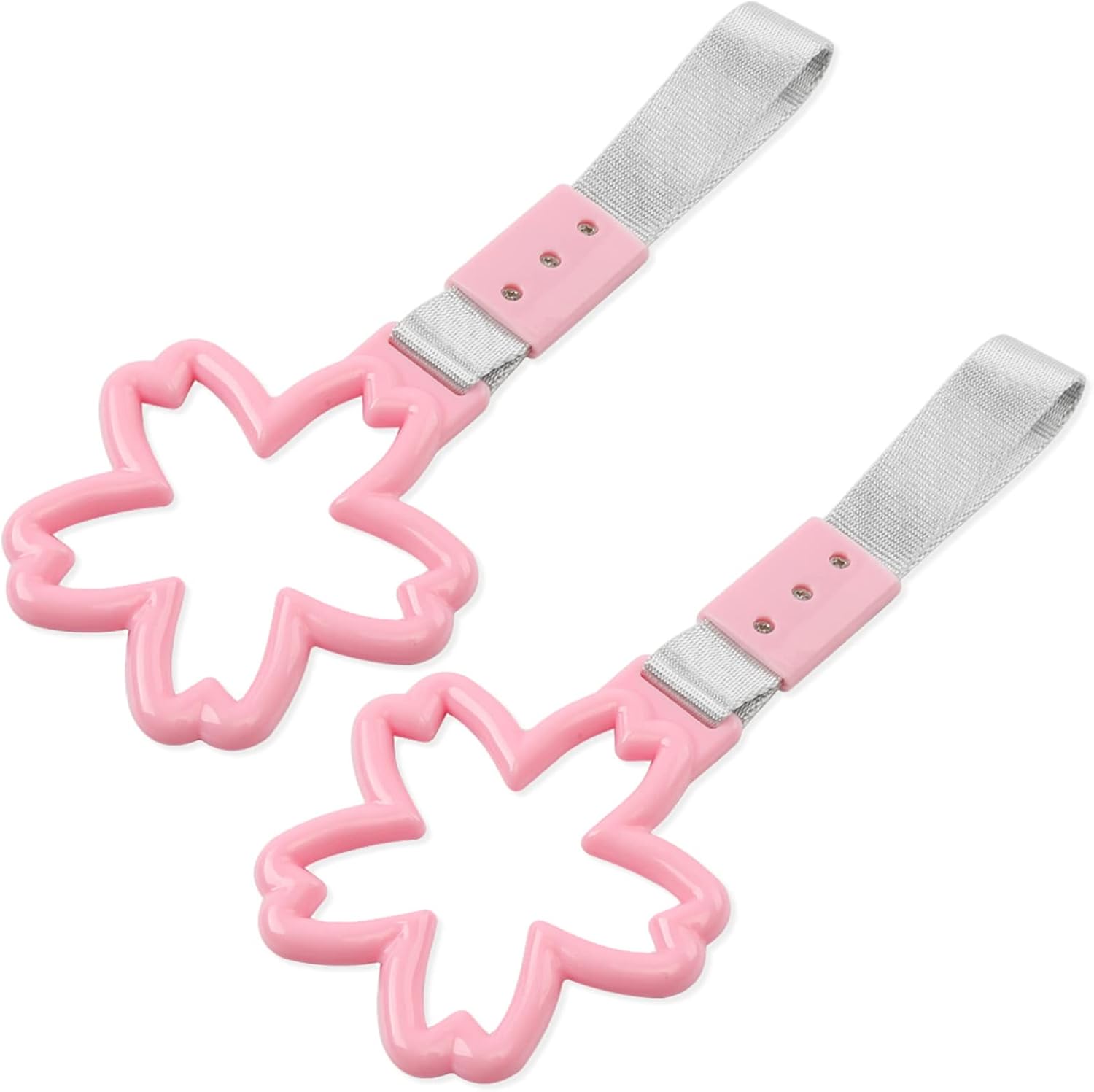 Amazon Meliore つり革 つり輪 桜 サクラ 型 デコトラ 街道レーサー ドリ車 車内 後ろ 助手席 介護 電車 汎用 社外 品 カー 用品 アシスト グリップ カスタム ドレスアップ ピンク シルバー カーアクセサリ 車 バイク