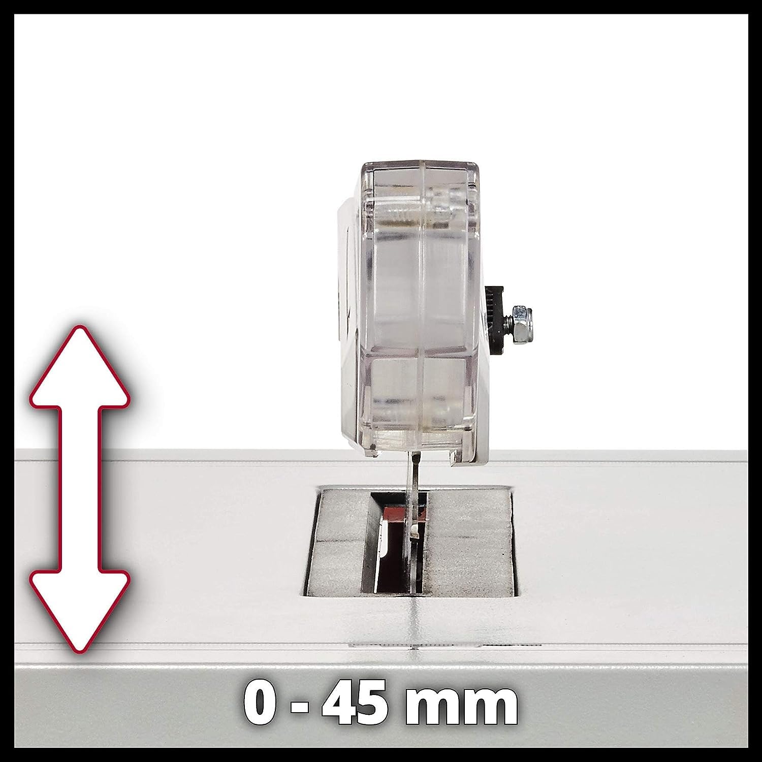 Einhell Scie circulaire sur table TC-TS 210 (max. 1200 W, Ø210 x Ø30 mm lame de scie, butée d’angle (+/- 60°), butée parallèle dotée d’un dispositif de blocage des deux côtés)