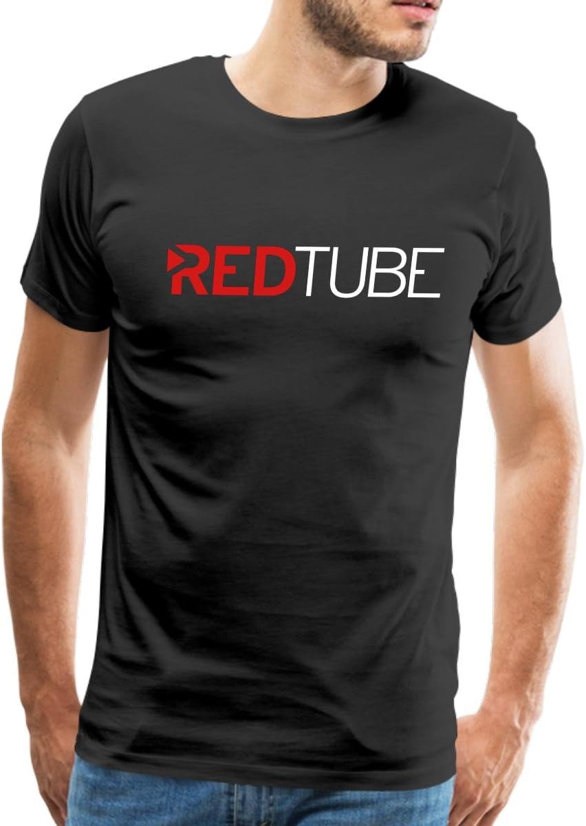 Spreadshirt RedTube Logo Men's Premium T-Shirt, M, Black