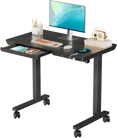 JOYSEEKER Mesa 89x50cm com Gaveta e USB