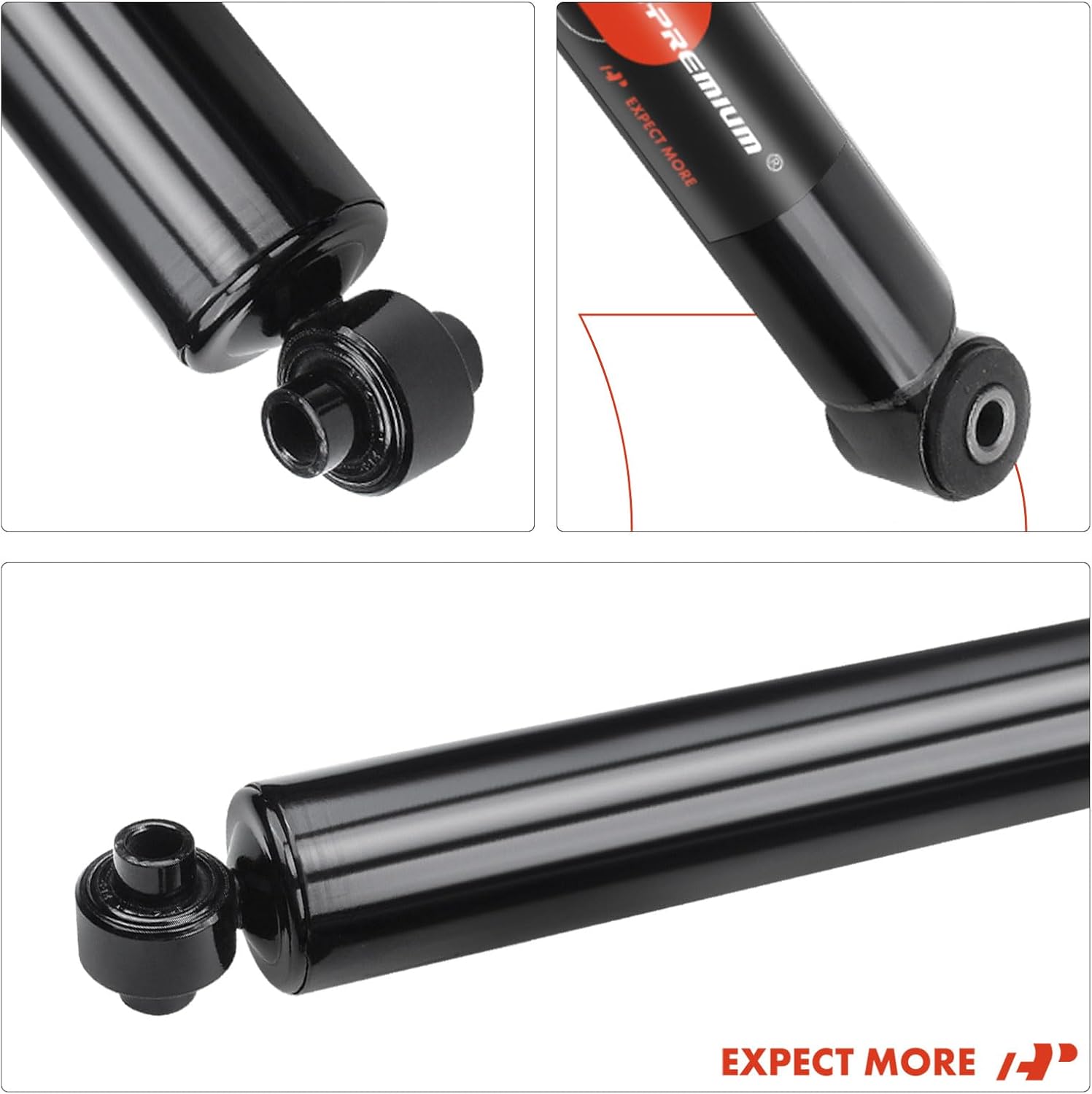 A-Premium Rear Pair (2) Shock Absorber Assembly Compatible with Jeep Grand Cherokee 2005 2006 2007 2008 2009 2010, Sport Utility, Driver and Passenger Side