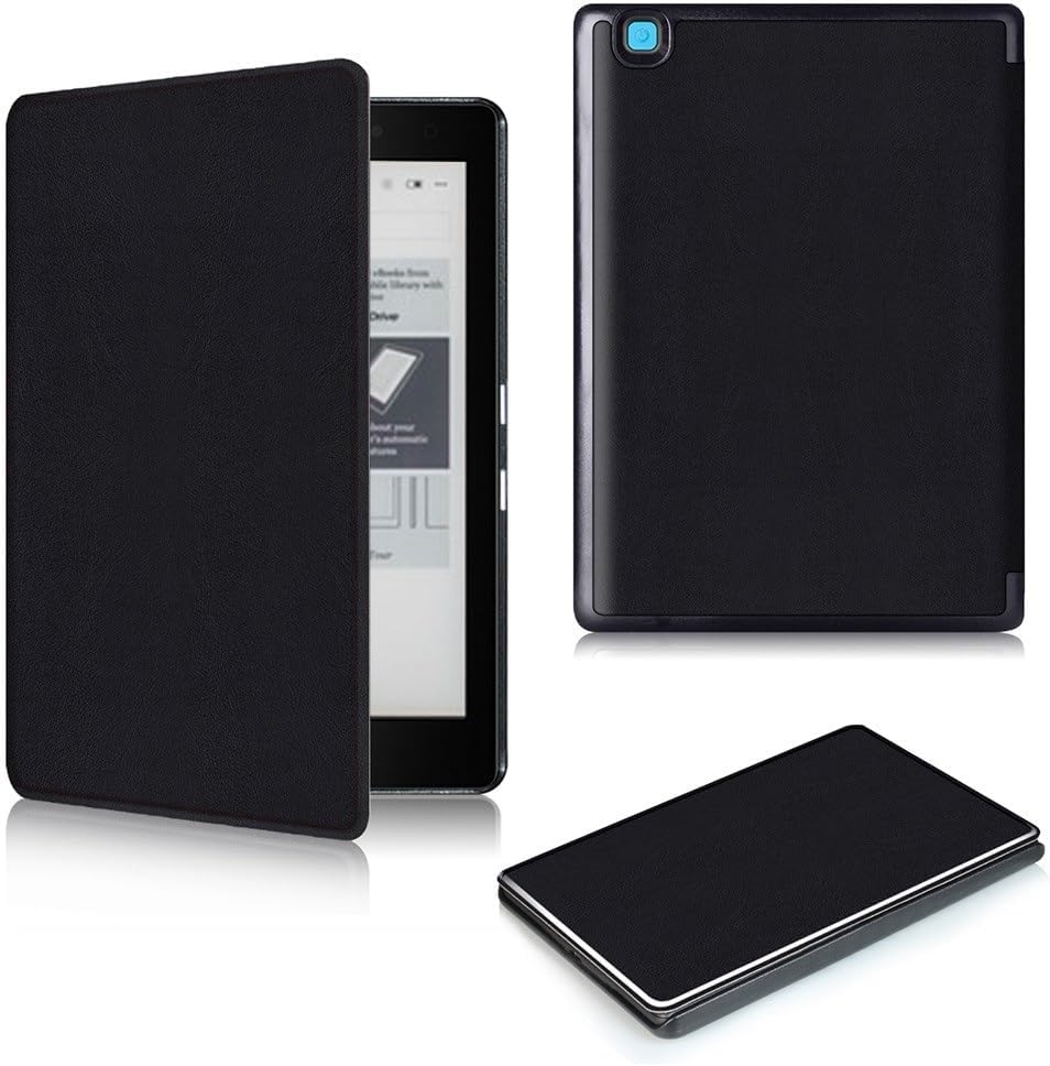 Magnetic e-Books Cover Case Compatible with Kobo Aura Edition 2 2016 N236 6inch e-Reader Case Auto Wake/Sleep(Dark Blue)