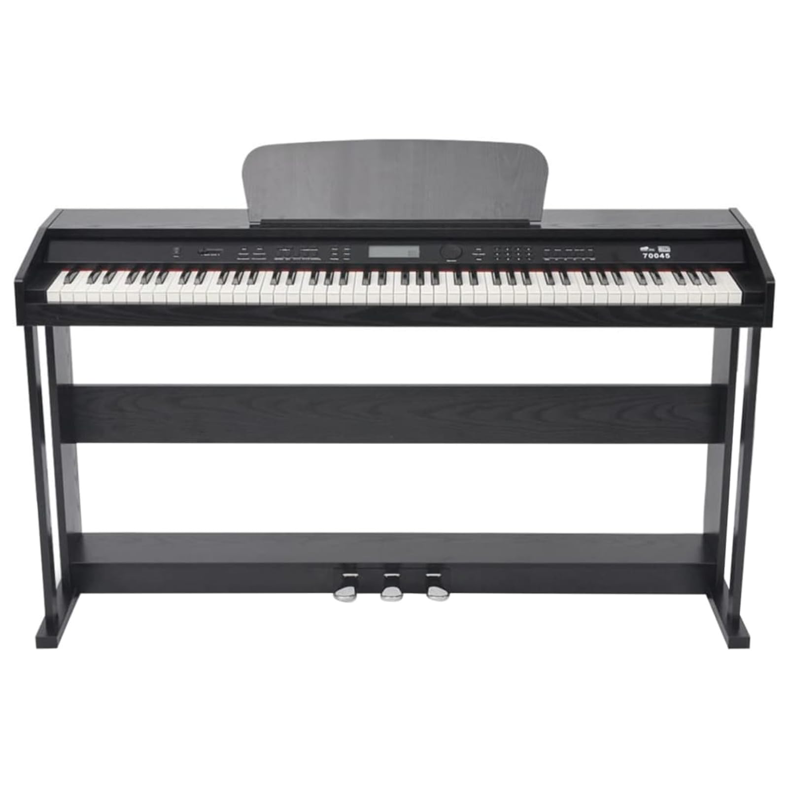 Pianoforte Digitale con 88 Tasti e Pedali in Melamina Nera,Arte e Svago,Hobby e Arti Creative,Strumenti Musicali,Pianoforti -70045