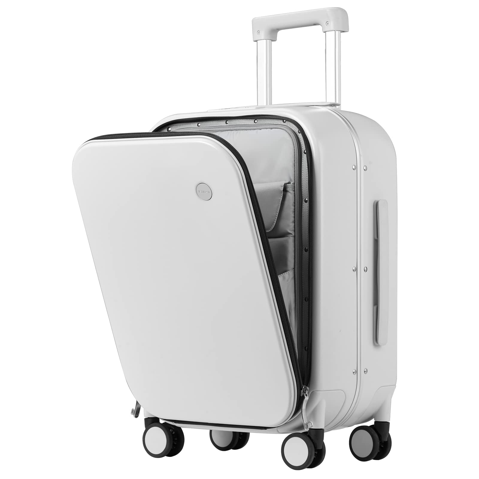 Luggage Suitcase with Spinner Wheels, 24'' Checked Travel Luggage