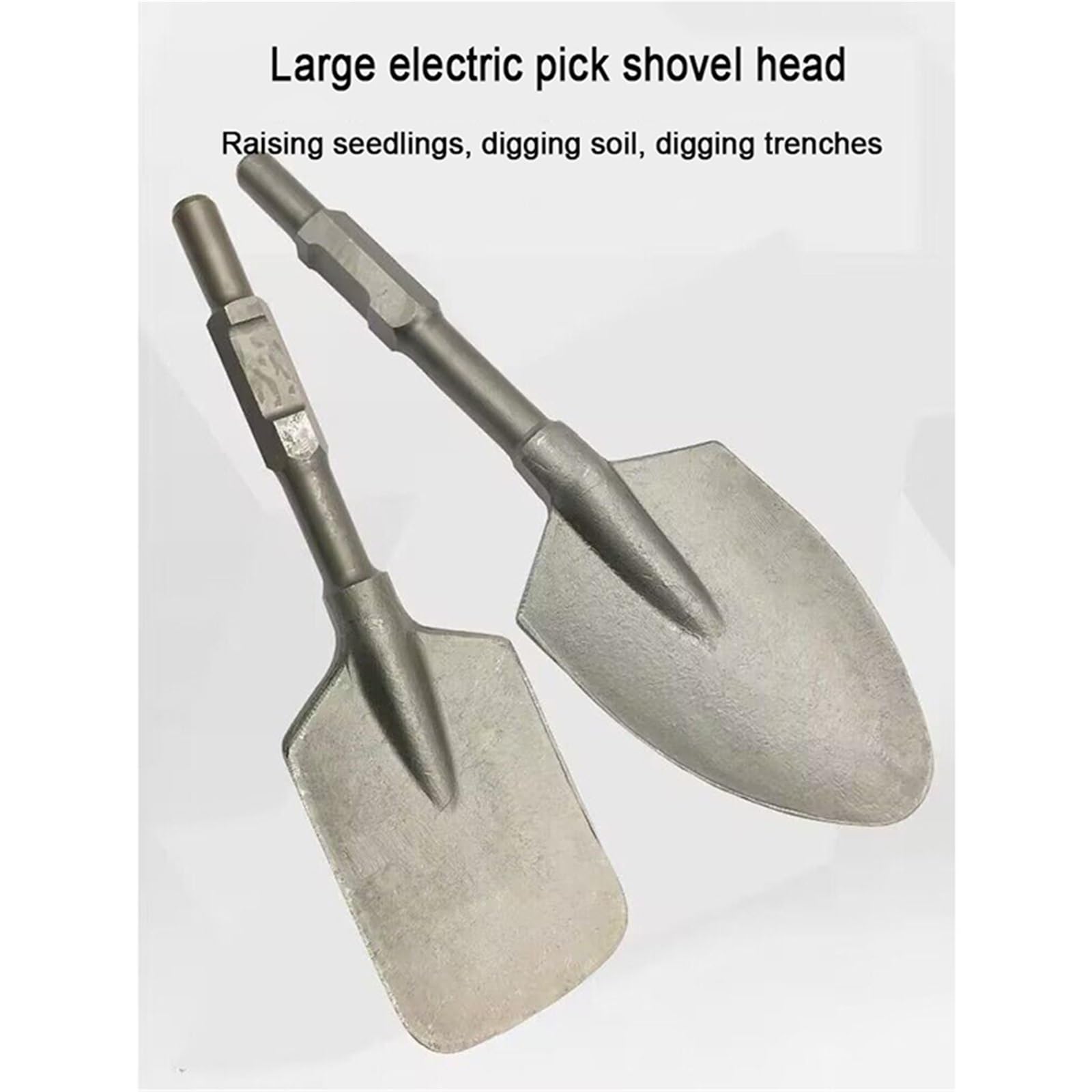 Tonspaten Elektrischer Hammer mit Sechskantschaft, Brecher, Lehm, Spaten, Schaufel, Meißel, Schneider, extra breit, spitz, Spitze(Size 1)