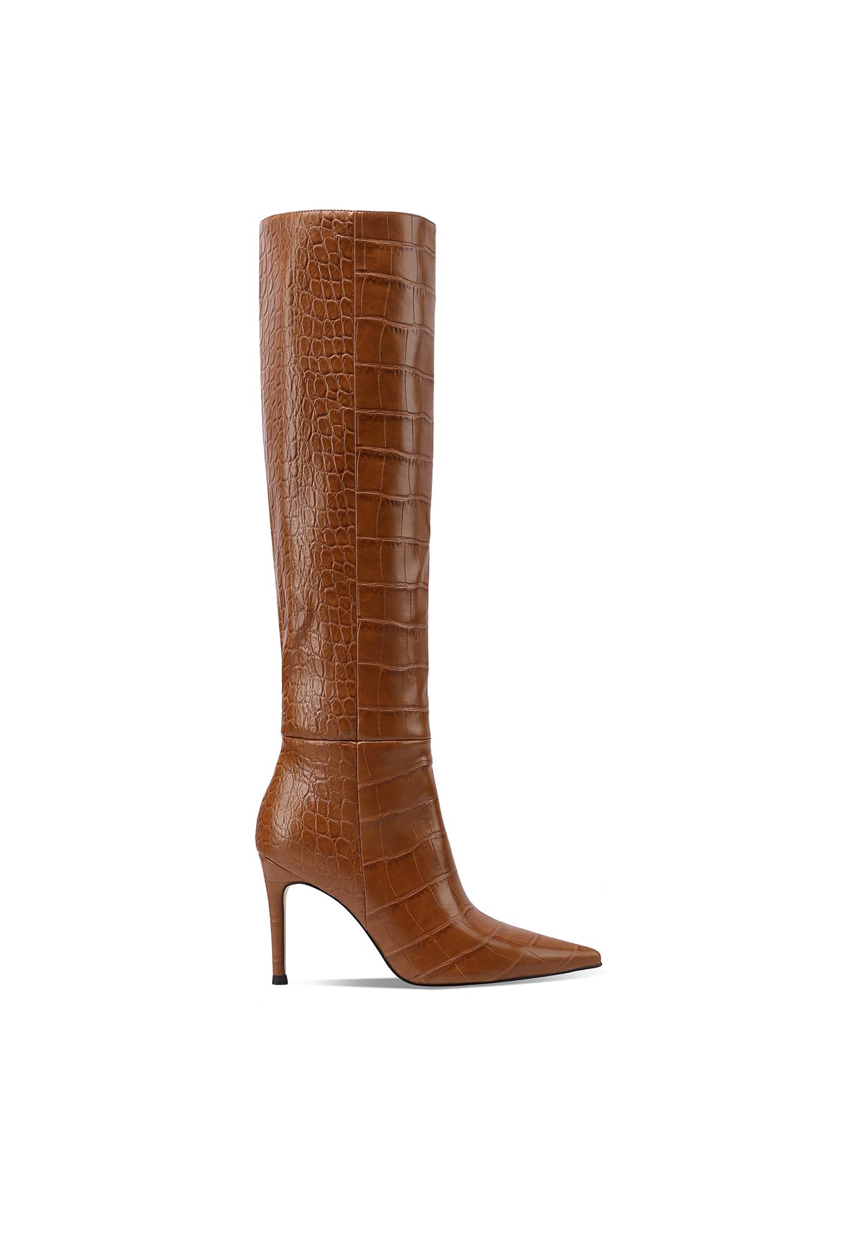 QUEEN HELENA Stivali Alti al Ginocchio con Tacco a Spillo Casual Eleganti Donna K3977