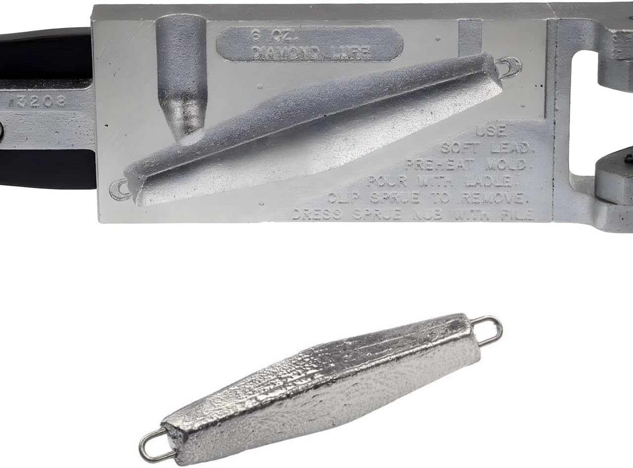 Do It Mold Diamond Lure Size 6 oz Do it Mold (3208) DJ-1-6 Cavities 1 Total