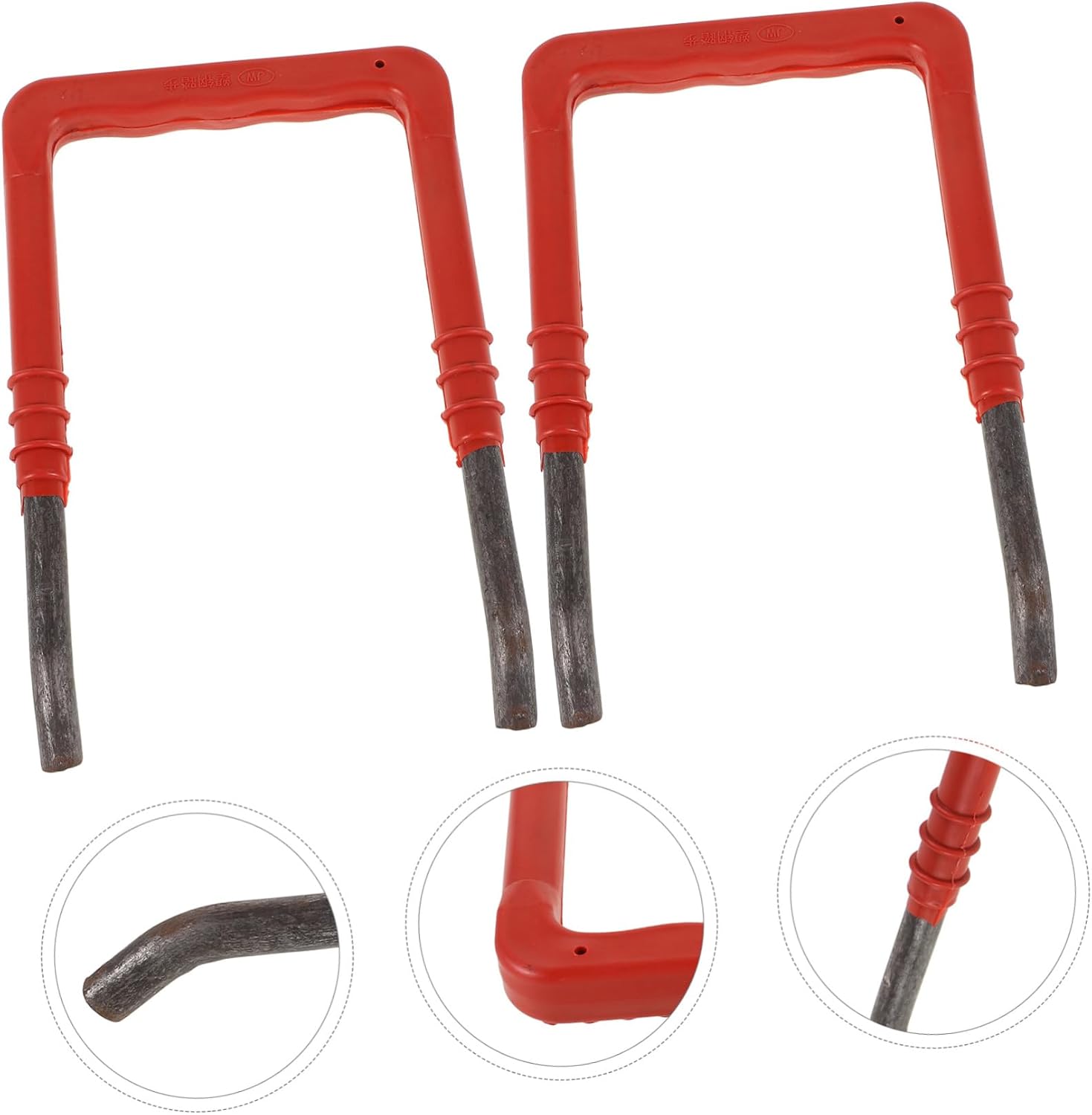 2pcs Heavy Duty Slide Mount Ladder Stand for Outdoor Use Sturdy Climbing Ladder for Wells Towers and Inspections Easy to Install Multi-use Materials