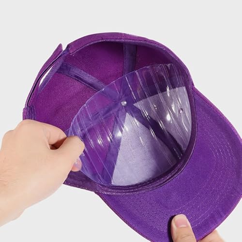 Veemoon 25 Stück Teiliges Baseballhut Halter Einlage für Form Schutz Kappen Klarer Hutformer für Kopfgröße zur Aufbewahrung Vermeidung von Verformungen