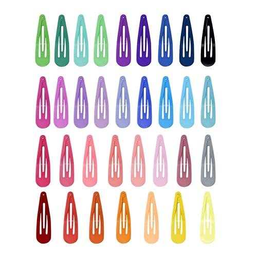100 pinzas para el cabello para niñas, pinzas coloridas para el cabello de 2 pulgadas, pasadores de metal antideslizantes en 33 accesorios de disponible en Yaxa Costa Rica