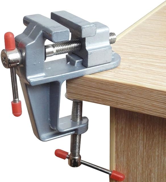 Sourcemall Mini Bench Vise Small Table Clamp Hobby Craft Repair Tool (Clamping Range: 0-1.2'')