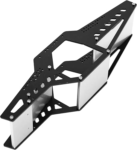 Miniatura 3 de ShareGoo - Kit de marco de chasis de aluminio compatible con 124 Axial SCX24 90081 AXI00001 AXI00002 AXI00005 AXI00006 RC Crawler piezas de