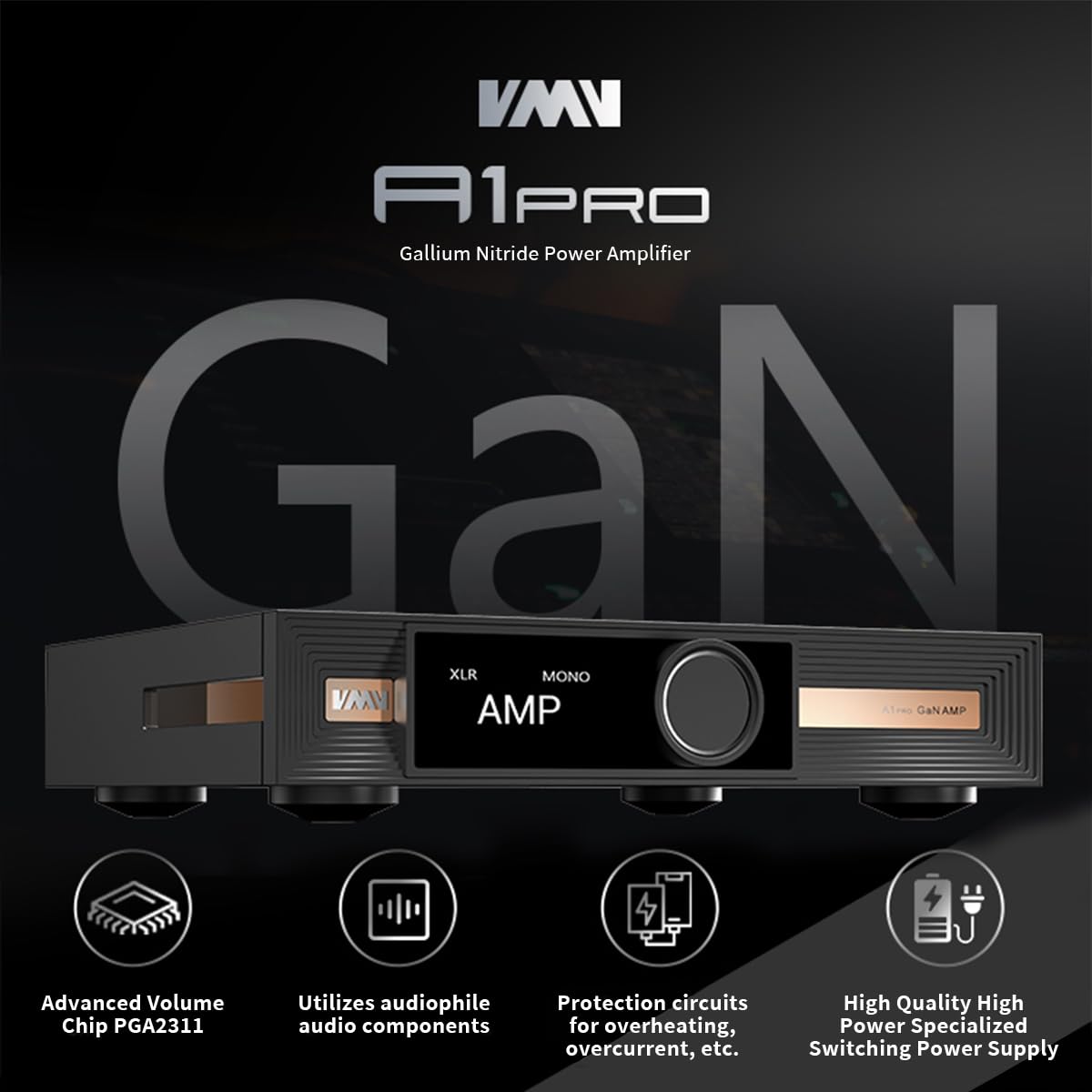 S.M.S.L VMV A1PRO Amplifier with Pre-amp