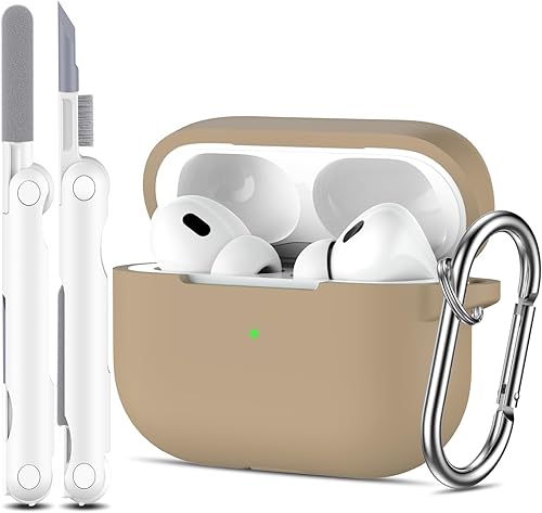 R-fun Funda para AirPods Pro de 21 generación con kit de limpieza y 4 pares de almohadillas de repuesto (XSSML), silicona protectora completa para R-fun Funda para AirPods Pro de 21 generación con kit de limpieza y 4 pares de almohadillas de repuesto (XSSML), silicona protectora completa para