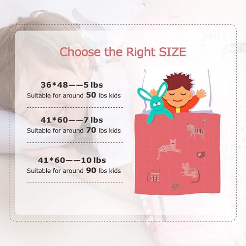 Vista 63 de Sivio - Manta infantil con peso para un mejor sueño Unicornio rosa