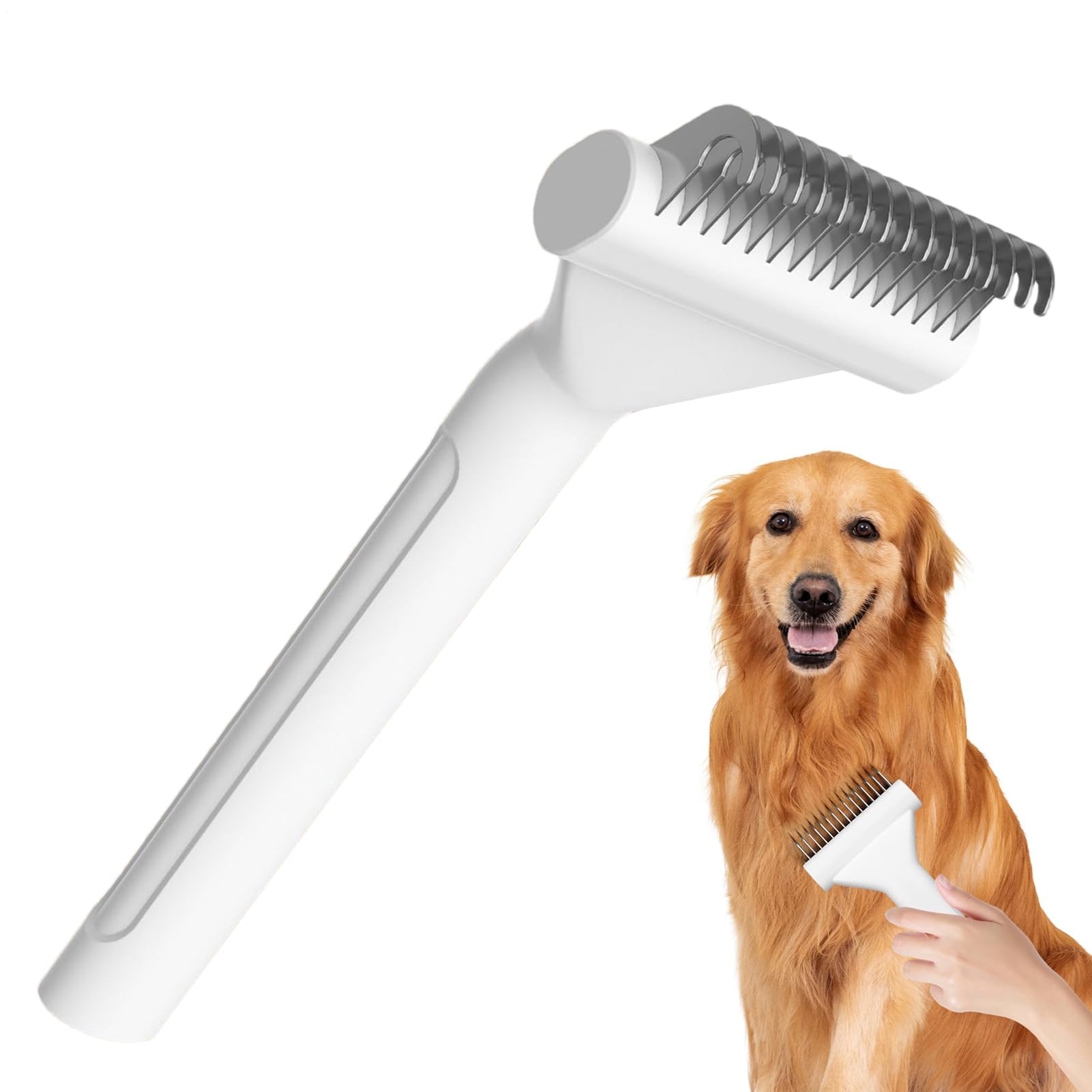 Cepillo para desenredar gatos con nudos rebeldes en mantos largos y cortos 8