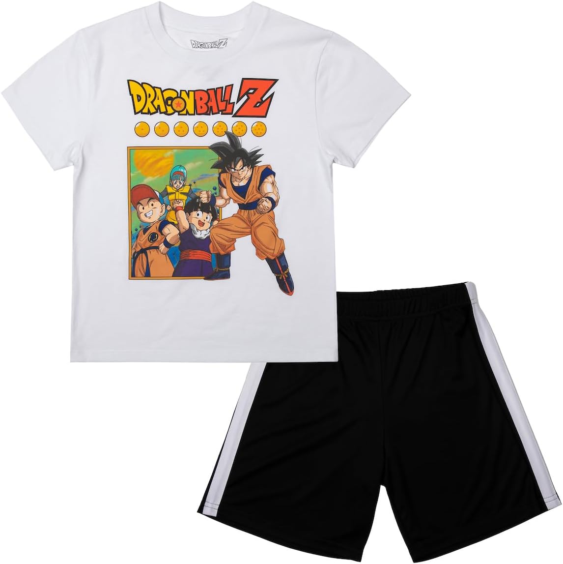 Bioworld Dragon Ball Z Boys 3-Pack Set - Includes Two Tees and Mesh Shorts - Image 2