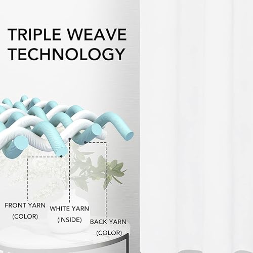 Miniatura 4 de Easy-Going - Cortinas opacas con bolsillo para varilla para dormitorio, cortinas de ventana para oscurecer la habitación para sala de estar,