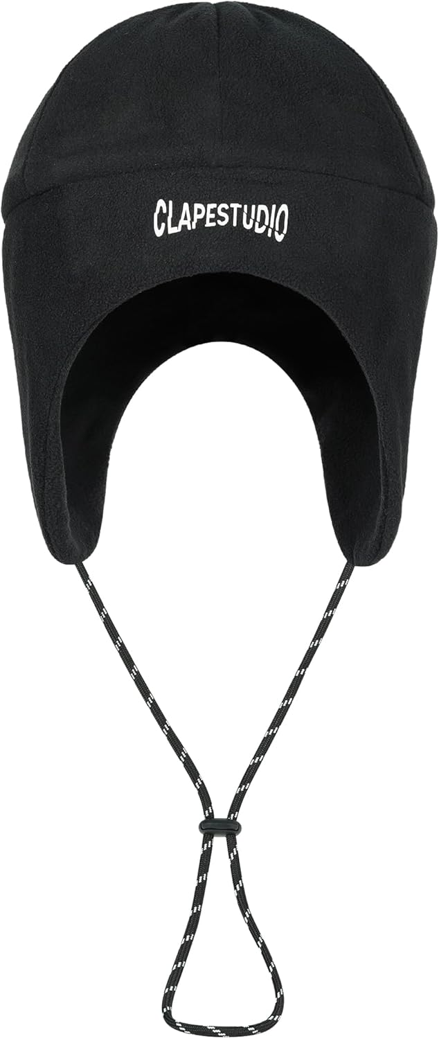 CLAPE Fleece Winter Hat with Ear Flaps, Lightweight Warm Earflap Beanie Cap Polar Fleece Peruvian Hat for Cold Weather - Image 9