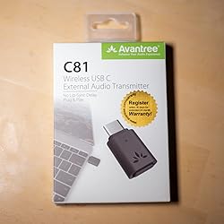Avantree C81 Bluetooth USB-C kabelloser Audio Adapter Dongle um ...