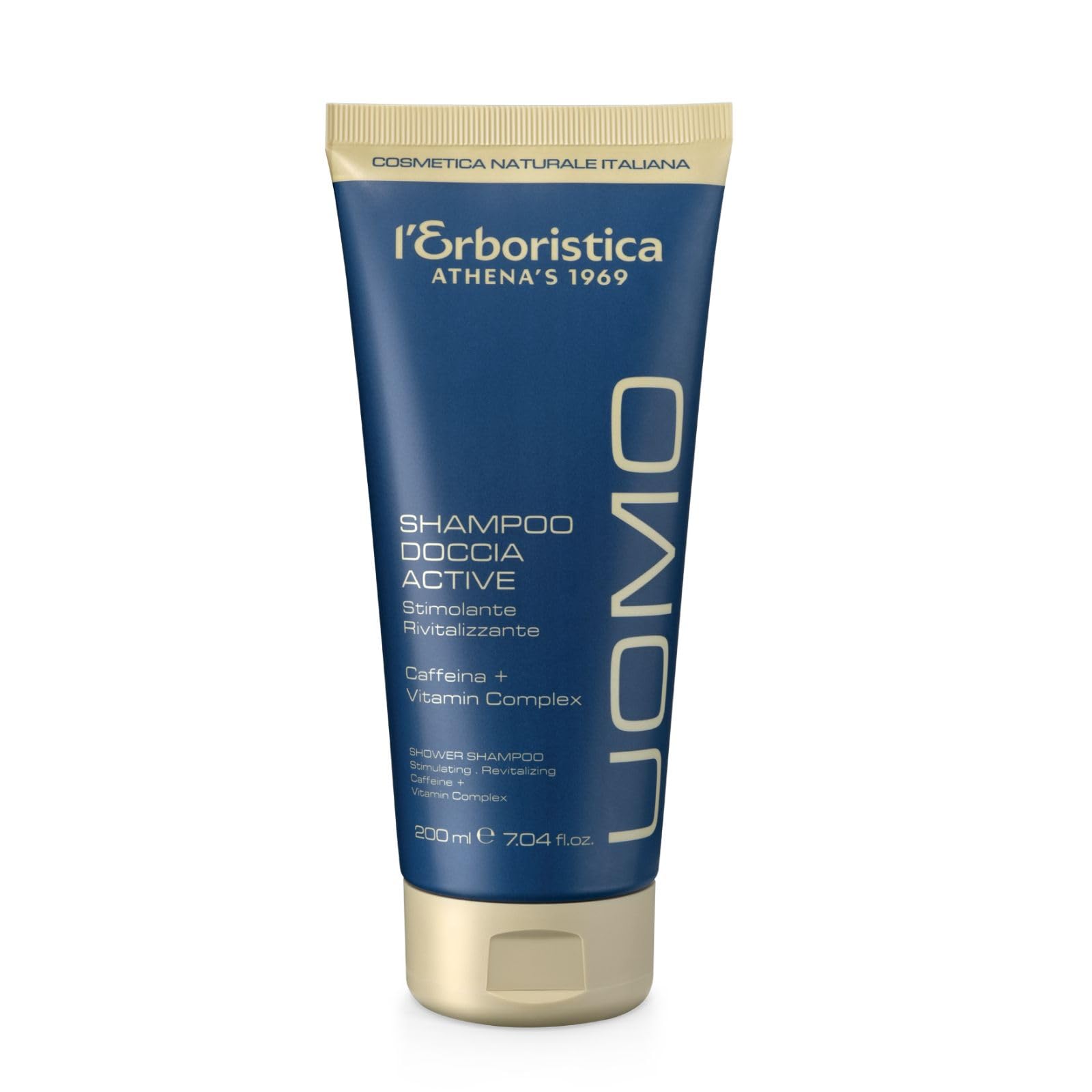 L'Erboristica Uomo Active Stimulating and Revitalizing Shower Shampoo 200 ml