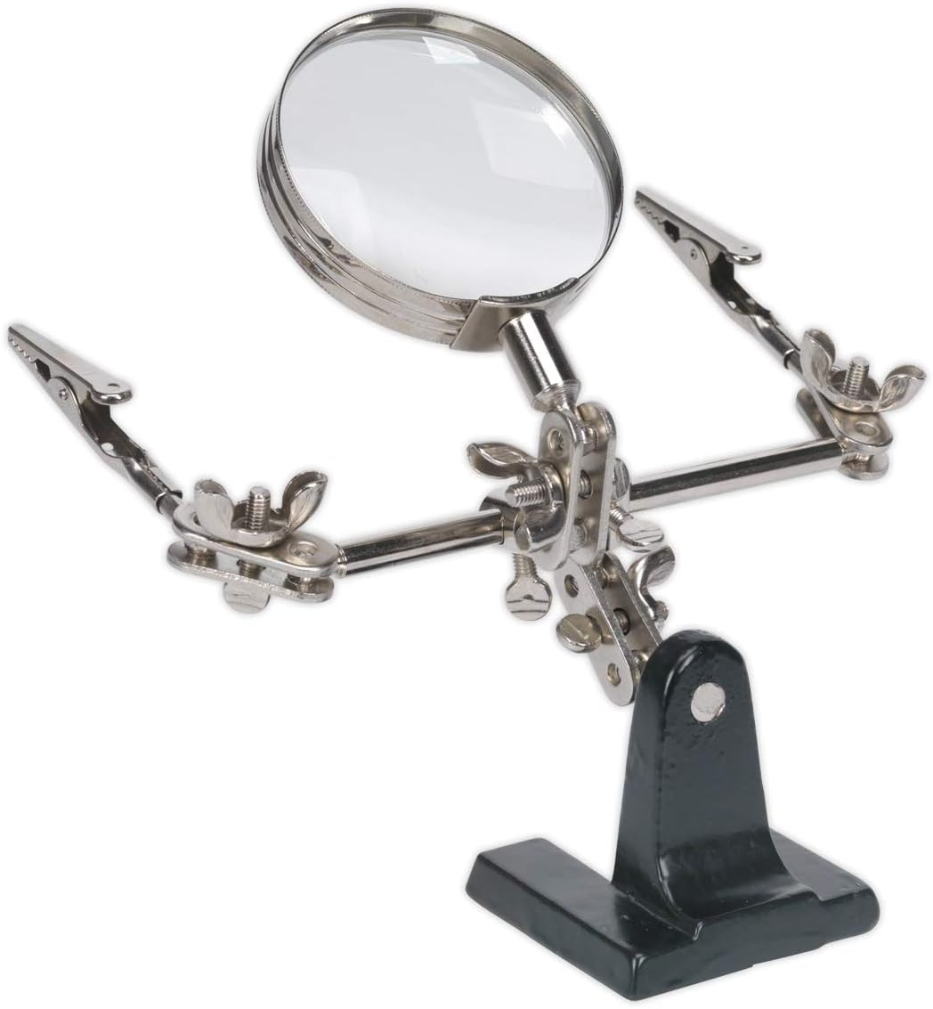 Sealey Sd150 Mini Robot Soldering Stand With Magnifier