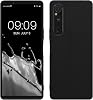 kwmobile Case Compatible with Sony Xperia 1 V Case - Soft Slim Protective TPU Silicone Cover - Black
